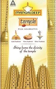 Mangaldeep Temple 3-in-1 Agarbatti (108g)